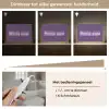 Mucho amor - Paars - Grafisch Light Box met kabel (Tafellamp) klein -USP_dimbaarNL