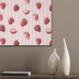 Strepen - Aardbei - Roze PET vilt klein 837 -sfeer6_closeup