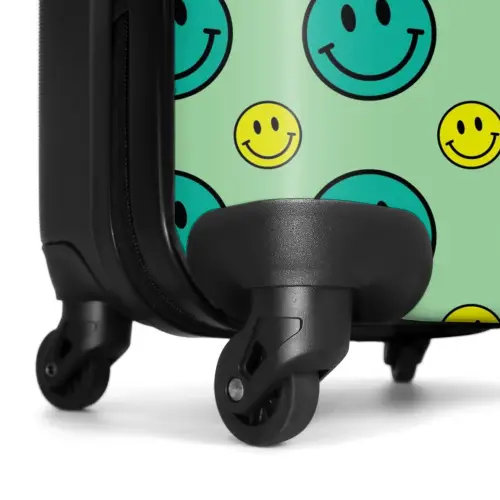 All smiles groen NBS - Handbagage koffer - Unisex middel -wiel