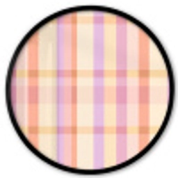 Pastel - uitpatroon - Geometrisch Fotolijst rond zonder passe partout klein 856 -3d