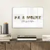 Pa & Moeke - Lettercollage plexiglas 5mm klein -sfeer1