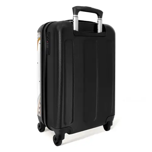 Regenboogregen NBS - Handbagage koffer - Kinderen Unisex middel -achterkant
