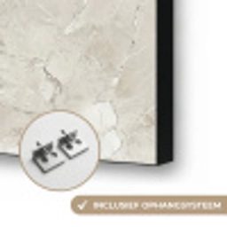 Marmer - Grijs - Aders Textielframe zwart klein 947 -USP_ophangsysteemNL