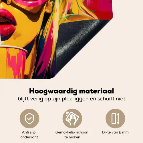 Zonnebril - Roze - Vrouw - Rietje Inductie beschemer met haakjes klein -ky-onderkant-nl
