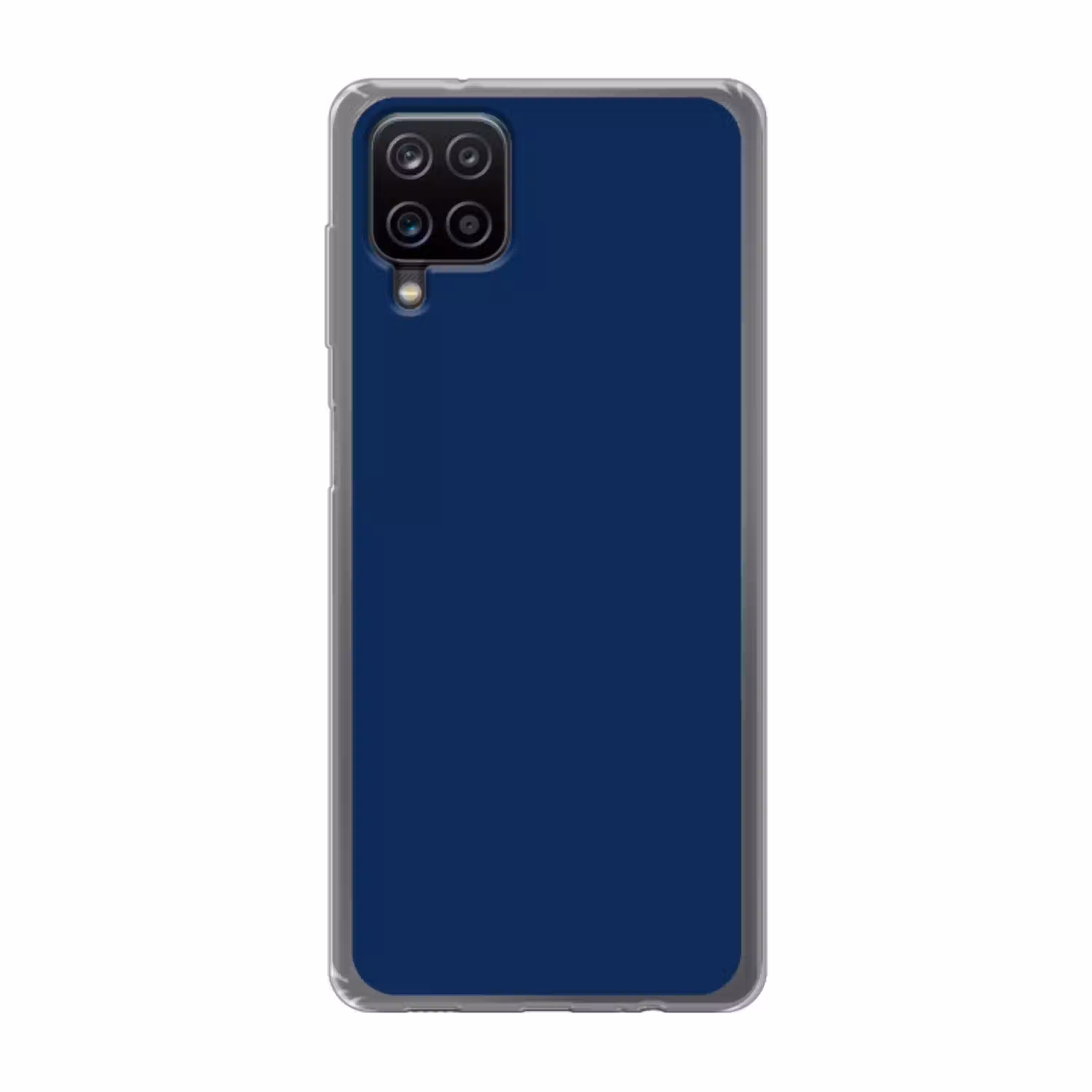 Midnight - Navy - Blauw Telefoonhoesje Samsung Galaxy A12 klein 372 -3d