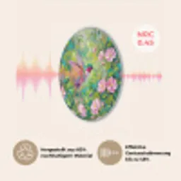 Kolibrie - Bloemen - Natuur - Kleurrijk Akoestische PET Vilt - Rond klein -USP_DE