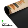 Boeken - Toren - Koffie - Beige Muismat XXL klein -sfeer2