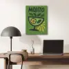 Mojito - Cocktail - Citroen - Groen PET vilt klein -sfeer5