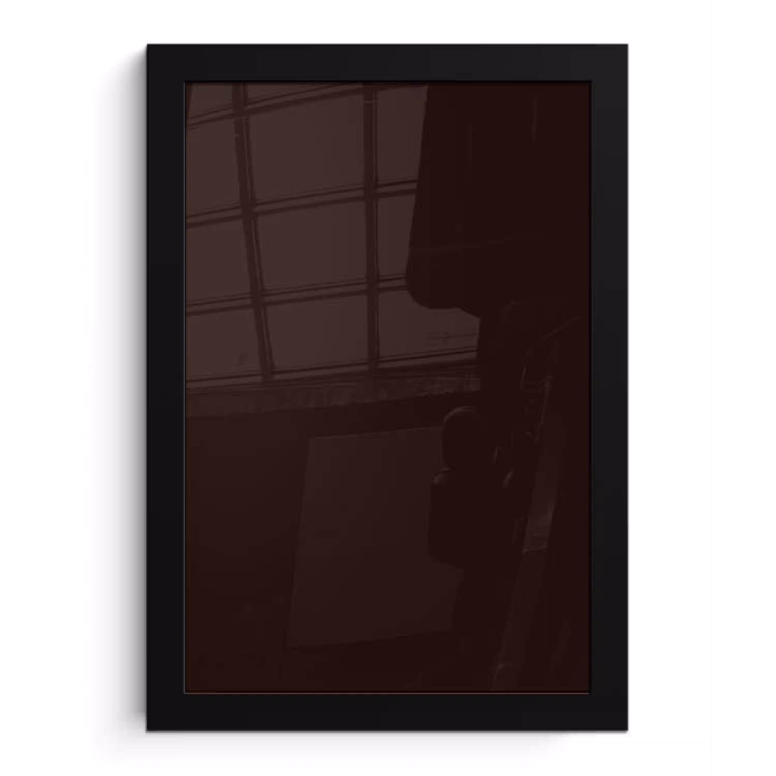 Deep - Obsidian - Bruin fotolijst zwart zonder passe partout klein 224 -3d