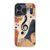 Sleutel - G - Abstract - Beige Telefoonhoesje iPhone 17 Pro klein -3d