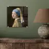 Meisje met de parel - Schilderij - Oude meesters - Vermeer plexiglas 5mm klein -sfeer3