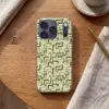 Modern - Grafisch - Groen Telefoonhoesje iPhone 17 Pro klein 878 -sfeer1