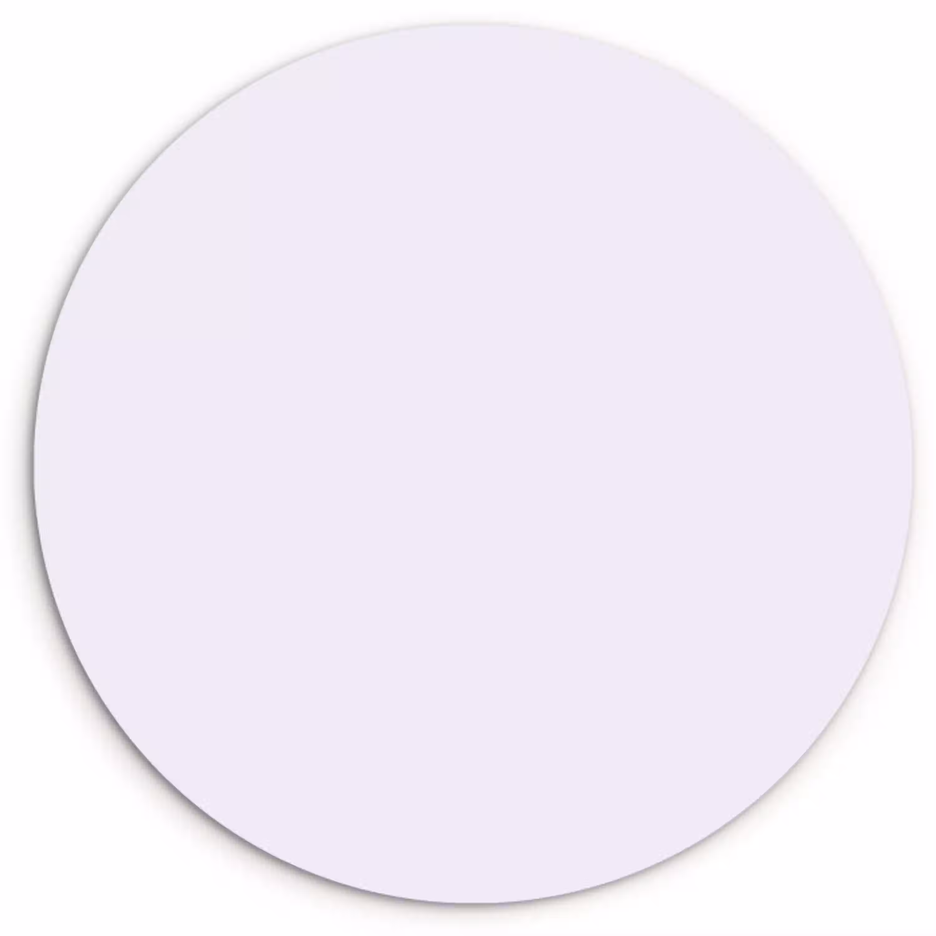 Lilac - Luxe - Paars Wandcirkel kunststof plaat 5mm dik klein 188 -3d