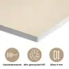 Bladeren - Minimalistisch - Zwart PET vilt klein -closeup_NL