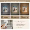Paard - Dieren - Bruin - Natuur Light Box met kabel (Tafellamp) klein -USP_lichtkleurNL