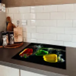 Paprika’s in Watershow Inductie beschermer vinyl 3mm middel -sfeer3