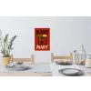 Cocktail - Art - Rood Muursticker klein -eettafel