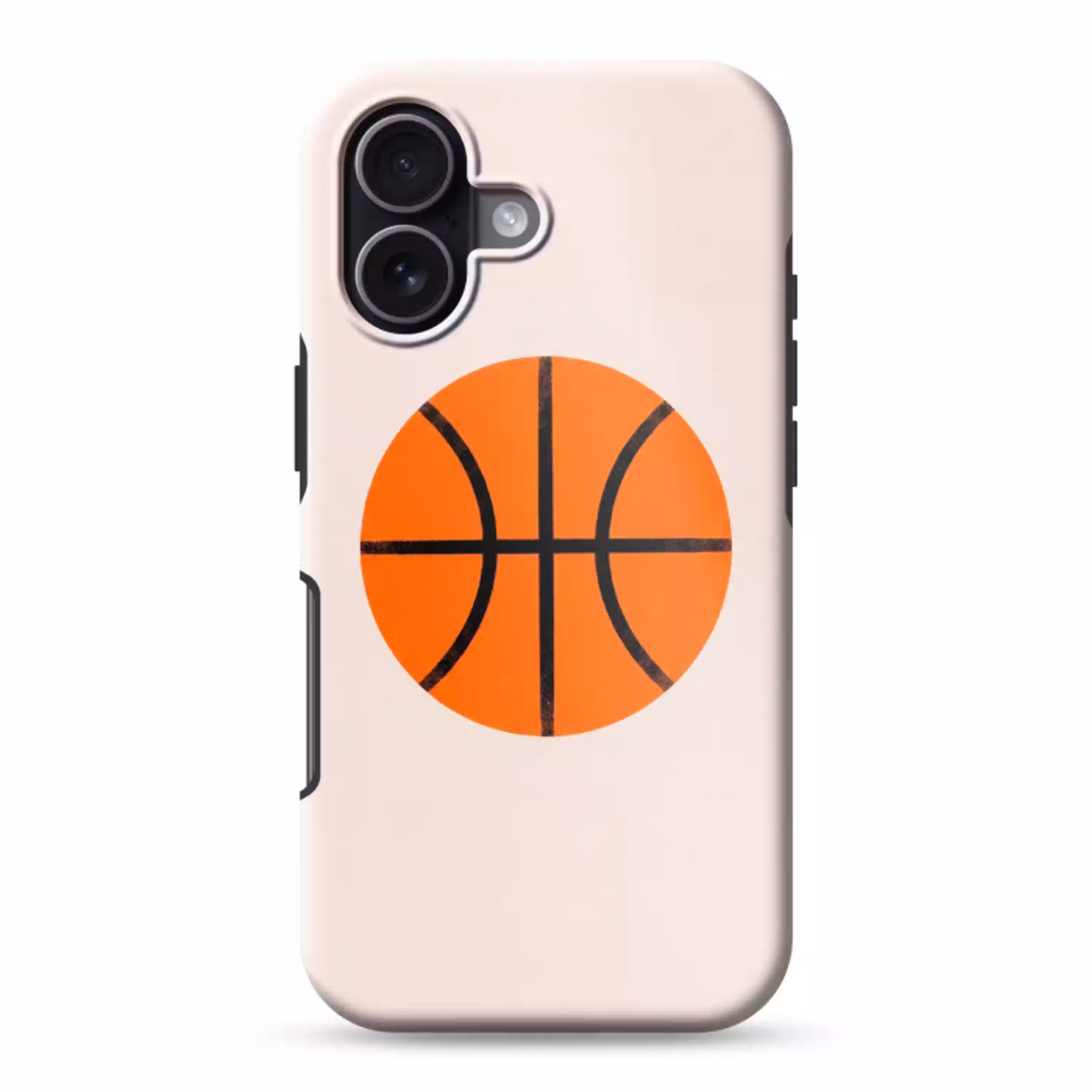 Basketbal - Bal - Sport - Illustratie - Oranje Toughcase MagSafe Apple iPhone 17 klein -3d