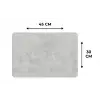 Beton - Grijs - Industrieel - Patroon Placemat vinyl groot 368 -specs