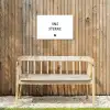 Ons stekkie - Quotes - Spreuken Tuinposter op houten frame 2 cm dik klein -sfeer4