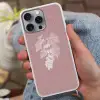 Tros - Druiven - Illustratie - Bladeren Hoesje iPhone 16 Pro Max met koord klein -sfeer3