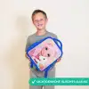 Meisje - Eenhoorn - Roze Kinderrugzak - Blauw middel -sfeer1_NL