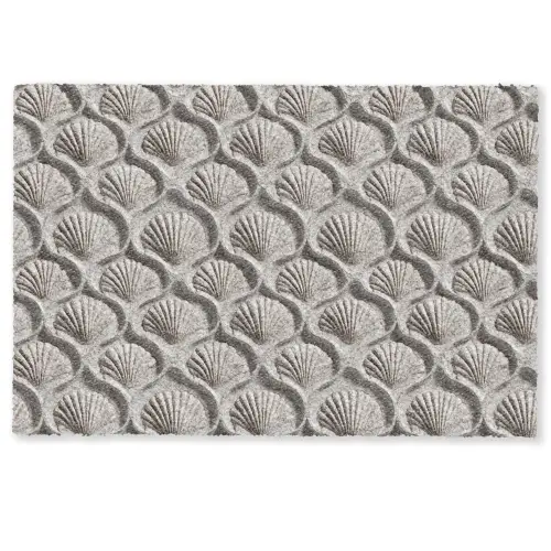 Zand - Schelpenvorm - Grijs Deurmat klein 898 -zkaufland3d