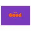 See the good - Oranje - Paars - Smiley Placemat vinyl groot -zzsfeer1_Kitchenyeah-website