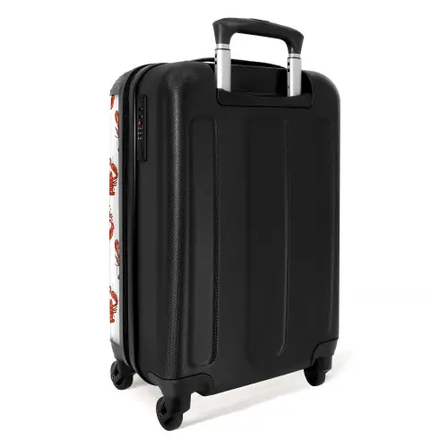 Kreeften patroon NBS - Handbagage koffer - Kinderen Unisex middel -achterkant
