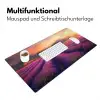 Lavendelveld - Quote - Zonsondergang Muismat XXL klein -ysfeer4_duits