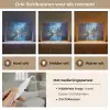 Stad Kuala Lumpur - Skyline - Wolkenkrabbers - Water Light Box met kabel (Tafellamp) klein -USP_lichtkleurNL