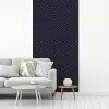 Plaid - Patroon - Visgraad - Blauw fotobehang vinyl groot 64 -woonkamer