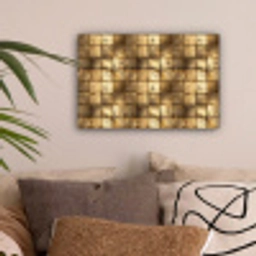 Geometrisch - Tegels - Goud canvas 2cm klein 34 -sfeer1