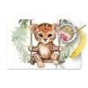 Luipaard - Dier - Kinderen - Jungle - Kinderkamer - Babykamer Placemat vinyl groot -zzzproduct_Kitchenyeah-website