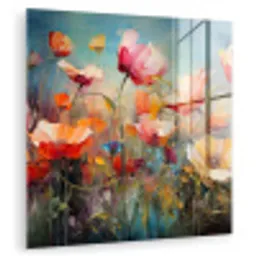 Bloemen - Watercolor - Kunst - Botanisch - Natuur plexiglas 5mm klein -zzzproduct_nieuw