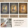 Geel - Uil - Vogel - Decoratie Light Box met kabel (Tafellamp) klein -USP_lichtkleurNL