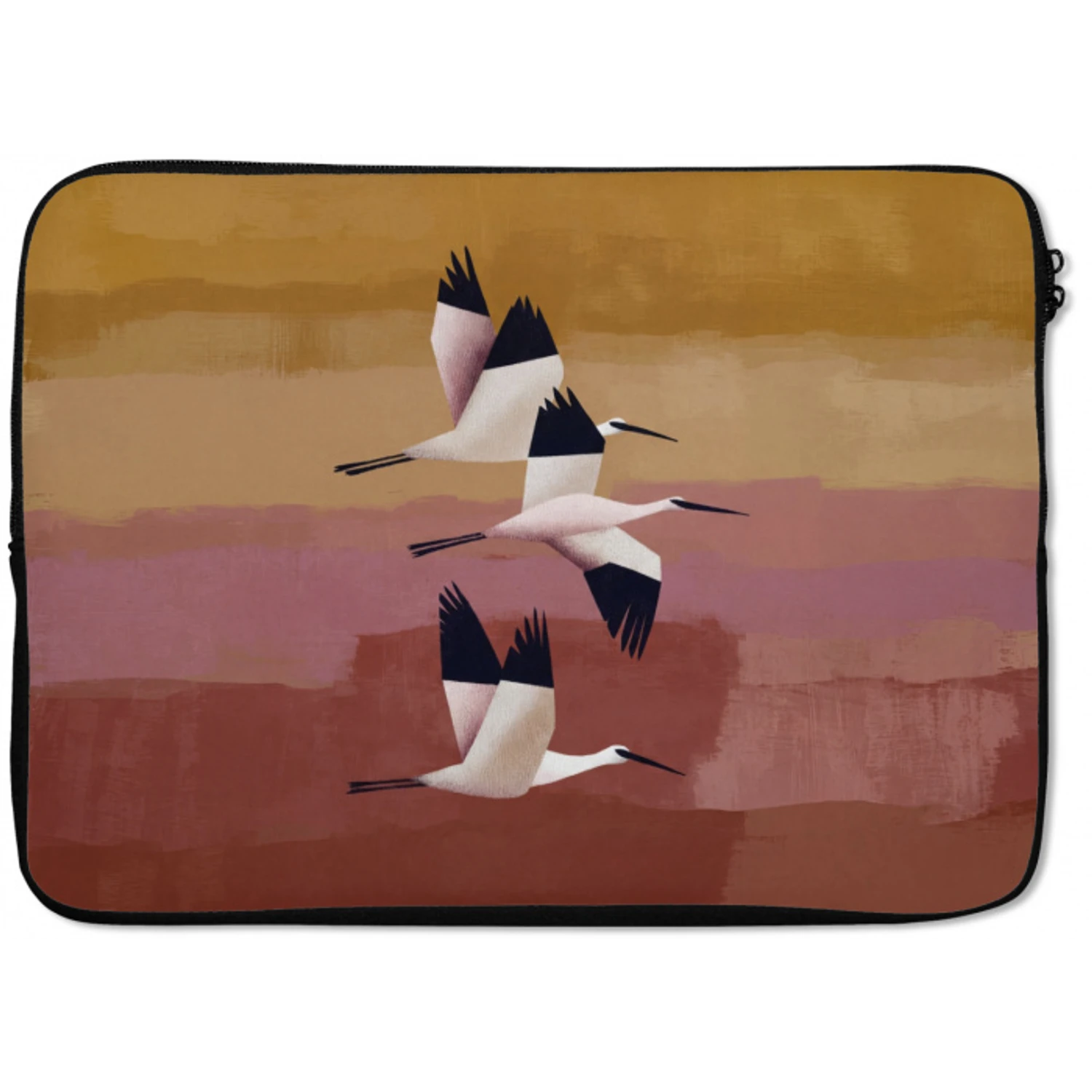 Vogels - Snavel - Abstract laptophoes neopreen klein -zkaufland3dotto