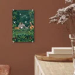 Tropisch - Jungle -  Groen plexiglas 5mm klein -sfeer5