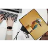 Ijsvogel - Pilaar - Koksmuts - Vogel laptophoes neopreen klein -bureau
