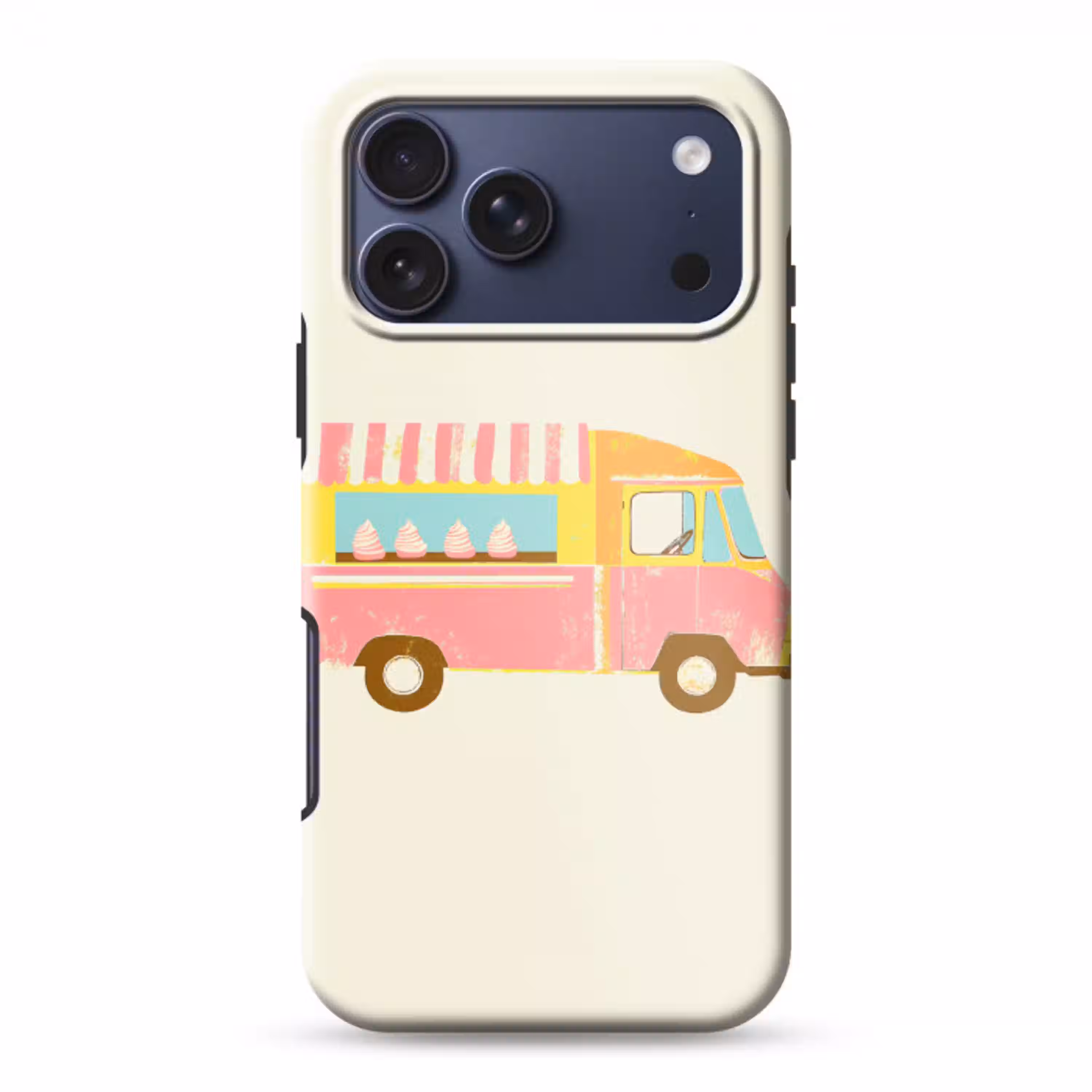 Ijskar - Retro - Softijsjes - Roze Toughcase MagSafe Apple iPhone 17 Pro Max klein -3d