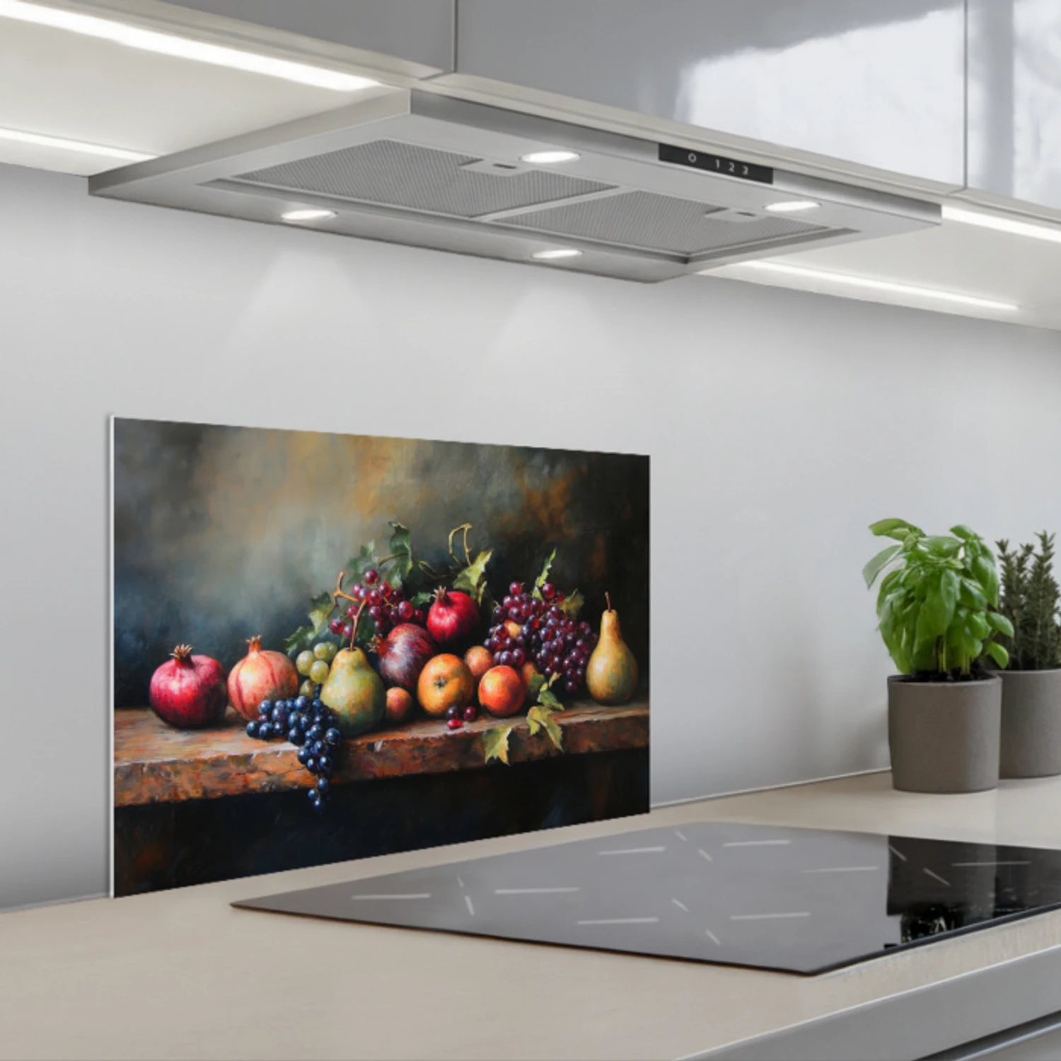 Rustiek - Stilleven - Fruit keuken achterwand spatscherm klein -3d_schuin