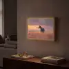Paard - Wolken - Open veld Light Box met batterij (Wandlamp) middel -sfeer1