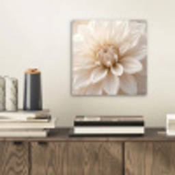 Bloem - Dahlia - Wit aluminium wit klein -sfeer1