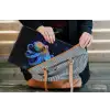 Octopus - Stippen - Blauw - Zee laptophoes neopreen klein -tas