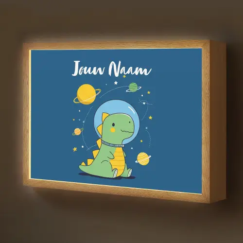 Dino - Ruimte - Planeten Light Box met batterij (Wandlamp kind) middel -z3d_website