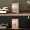 Stenen - Zand - Roze Light Box met kabel (Tafellamp) klein -sfeer3