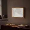 Beton - Grijs Light Box met batterij (Wandlamp) middel -sfeer1