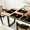 Parkiet - Tak - Bladeren - Geel Placemat vinyl groot -zzsfeer4_Kitchenyeah-website