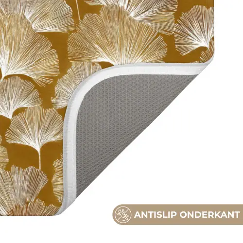 Ginkgo - Bladeren - Goud WCmat klein 1009 -USP_AntislipNL