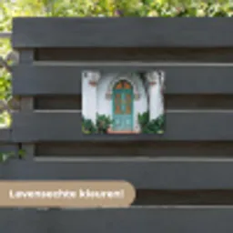Deur - Patronen - Planten tuinposter los doek klein -sfeer3